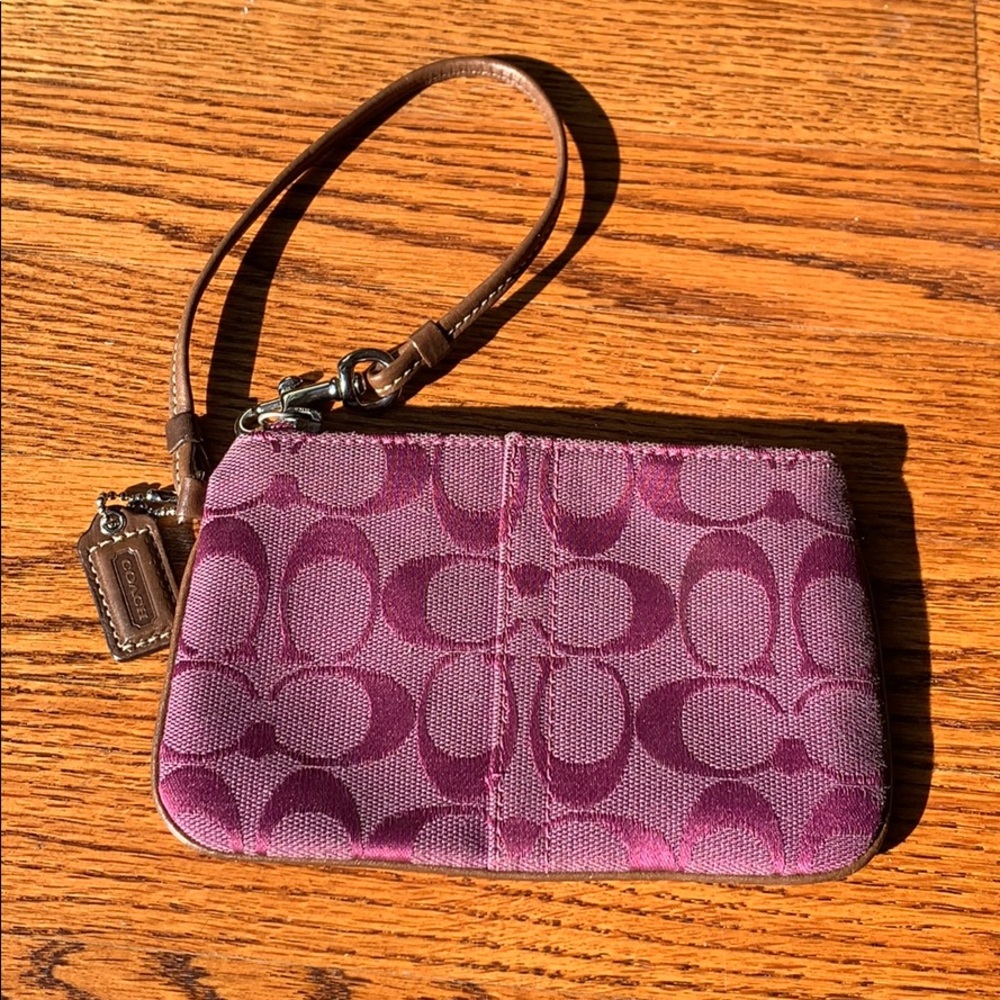 Coach wristlet
